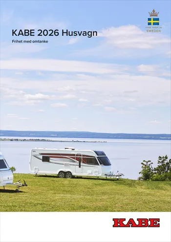 KABE katalog 2026 för husvagn
